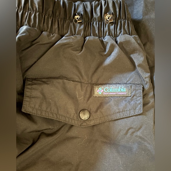 Vintage 1994 Columbia 💯 Nylon Ski Pants in Black Women’s Sz Large 🎿 - Picture 5 of 8
